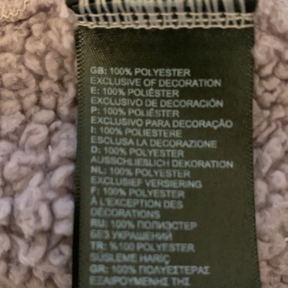 Girls North Face Fleece jacket size L 14/16 - Picture 5 of 6